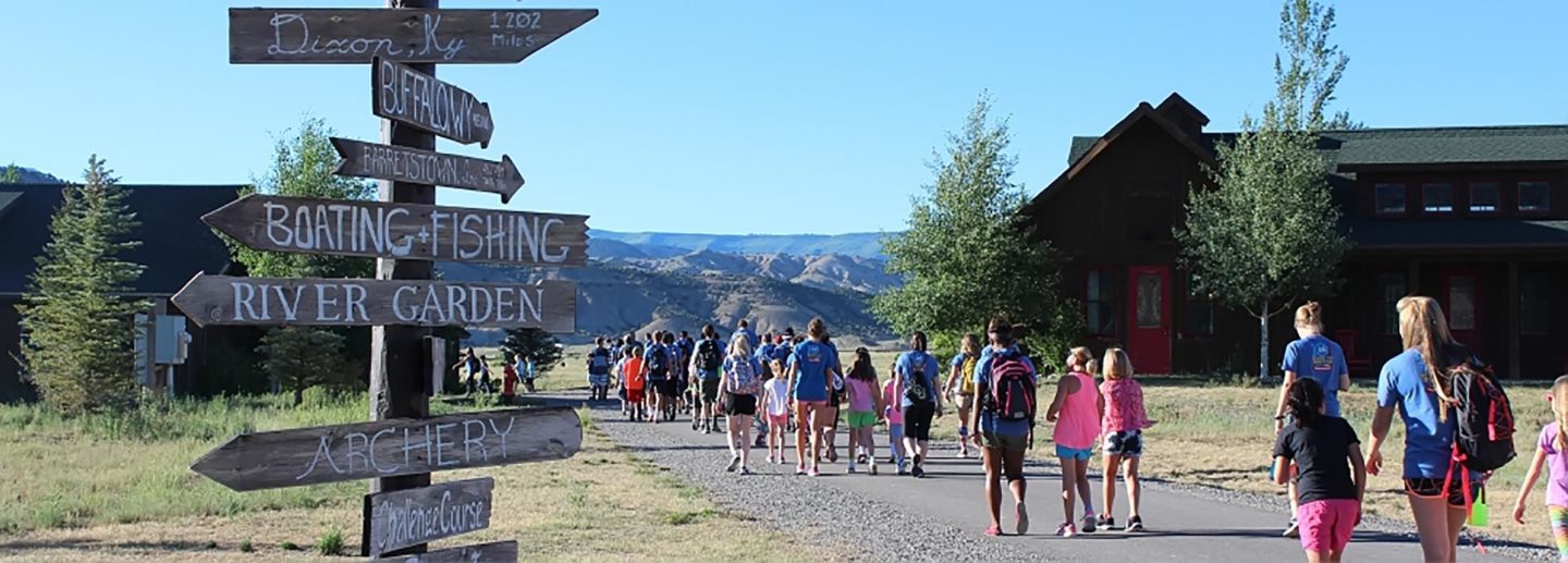 Campers enter Roundup River Ranch summer camp for therapeutic recreations and summer programs