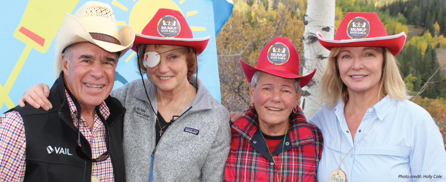 Event volunteers fundraising for kids for Colorado River Ranch summer camp